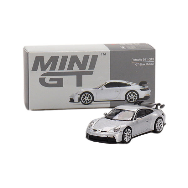 Porsche 911 GT3 white Mini GT 1/64