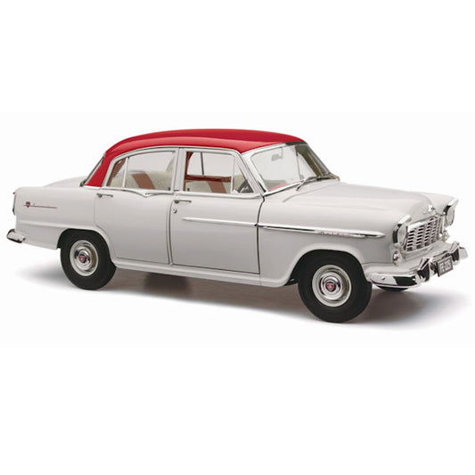 1:18 scale Holden FE Special Gypsy Red over Castle Grey