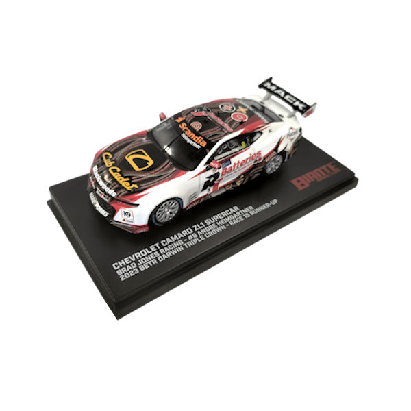 1:43 scale Andre Heimgartner #8 BJR Camaro ZL1 2023 Darwin Triple Crown Race15 Runner-Up