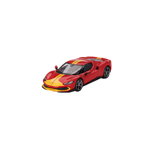 1:64 scale Ferrari 296 GTB Assetto Fiorano Rosso Corsa