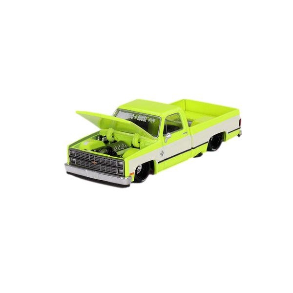 1:64 scale Chevrolet Silverado KAIDO Flo Yellow V1