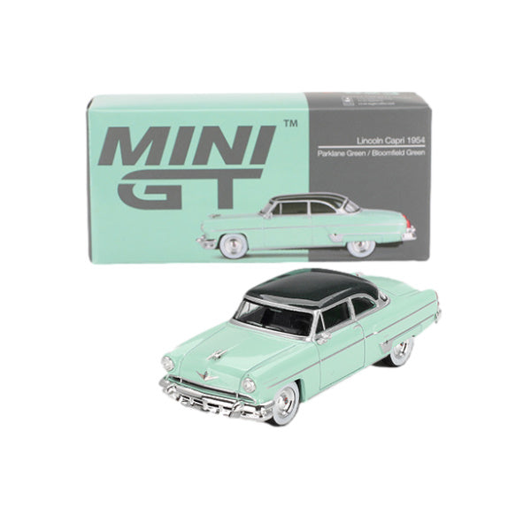 1:64 scale Lincoln Capri 1954 Parklane Green/Bloomfield Green