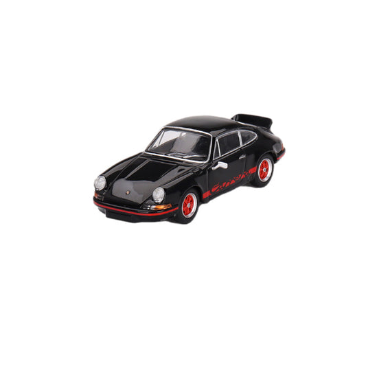 1:64 scale Porsche 911 Carrera RS 2.7 Black with Red Livery