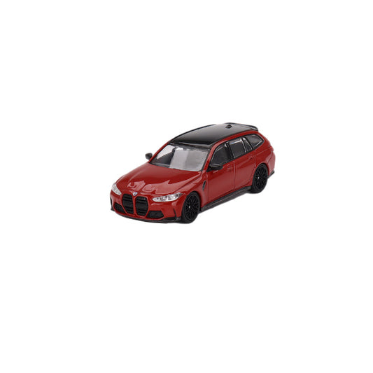 1:64 scale BMW M3 Competition Touring Toronto Red Metallic