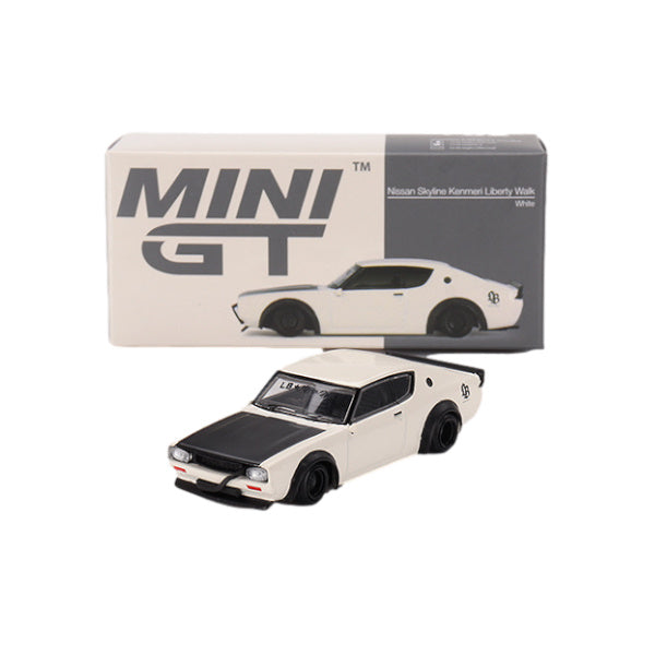 1:64 scale Nissan Skyline Kenmeri Liberty Walk White