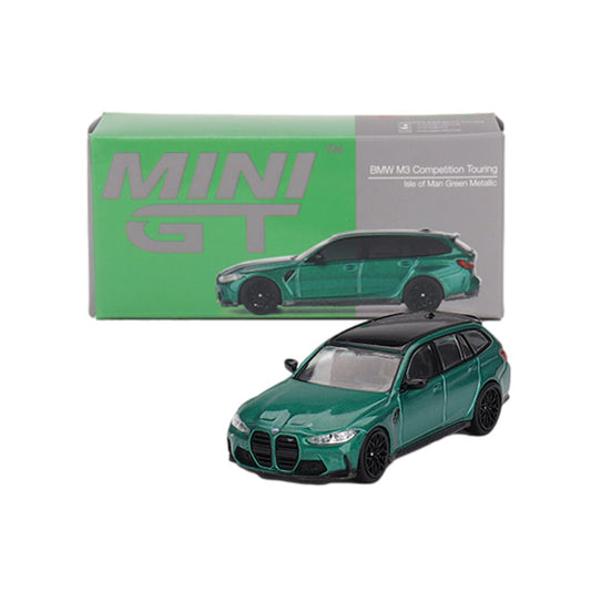 1:64 scale BMW M3 Competition Touring Isle of Man Green Metallic