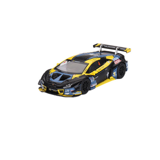 1:64 scale Kang Ling #4 Lamborghini Huracán GT3 EVO 2022 3rd Place Macau GT Cup