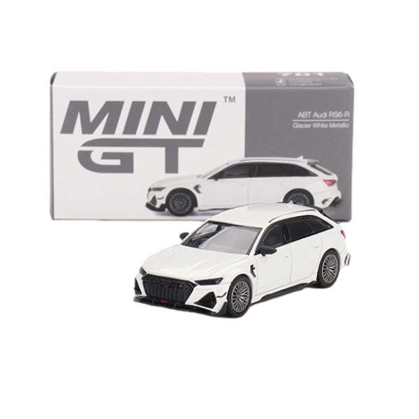 1:64 scale Audi ABT RS6-R Glacier White Metallic